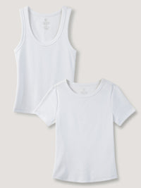 Ribbed Tank and Ribbed Tee Pack