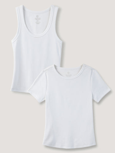 Ribbed Tank and Ribbed Tee Pack