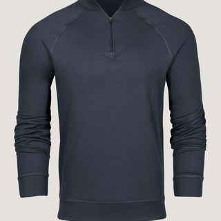 Odyssey Blue Quarter Zip Ghost Mannequin | Fresh Clean Threads