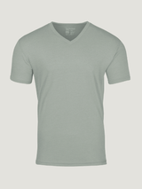 Vintage Green V-Neck Tee | Fresh Clean Threads