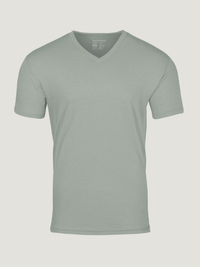 Vintage Green V-Neck Tee | Fresh Clean Threads