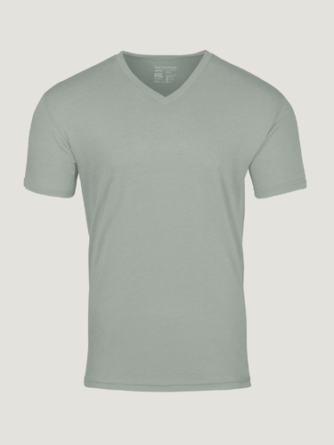 Vintage Green V-Neck Tee | Fresh Clean Threads