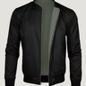 Men's Bomber Jackets |  Black + Mercury Green Reversible Jackets