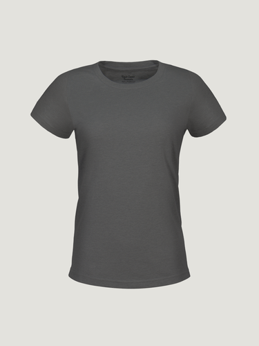 Women's Carbon Grey Crew Neck Tee | Fresh Clean Threads
