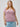 Ryn is 5'9" (size 14-16) and wears size XL # Chalk Pink Women's V-Neck Tees | Find Your Size (XS-3XL)