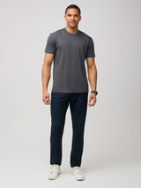 FCT's StratuSoft™ tees are built to last # StratuSoft Crew Neck Tee in Concrete | Fresh Clean Threads