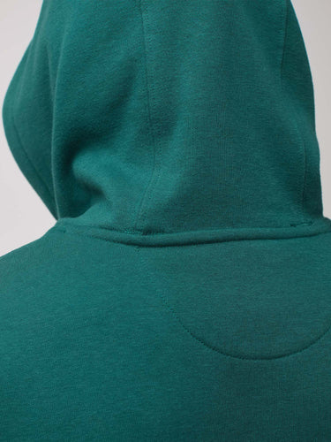 3-panel hood designed to stay on # 3-Panel Hood, Creating a Stay-On Effect for the Dark Emerald Hooded Sweatshirt 
