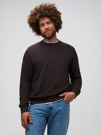 perfect for layering # Layer Up in the Crew Sweatshirt | Fresh Clean Threads Fleece Collection