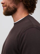 Espresso Crew Sweatshirt | Fresh Clean Threads Fleece Collection