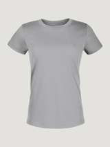 Women's Heather Grey Crew Neck Tee | Fresh Clean Threads