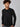 Joe is 6', 180LBS and wears a size L # Black Thermal Long Sleeve Crew Studio Image Angle | Model Size Large | Fresh Clean Threads