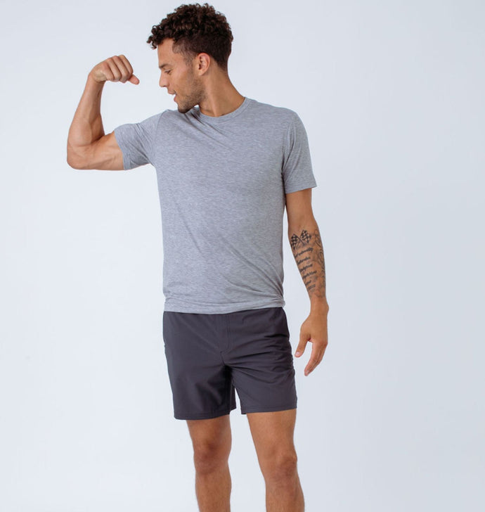 Grey Performance Crew from FCT's Activewear collection
