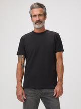 Michael is 6'1" and wears a size M # Cotton Crew Necks | Men's Tees at Fresh Clean Threads