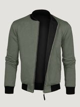 Reversible Bomber Jackets | Men's Jacket in Mercury Green + Black
