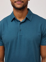 add a bold pop of color w/ sea blue # Bold Sea Blue Polo Shirts | Ultra Soft, Casual Polos for Men