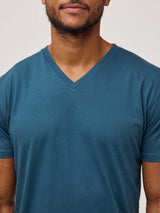 V-Neckline for comfort and style # Comfortable V-Neck T-Shirts | Sea Blue Men's V